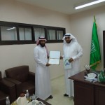 تهنئة بالماجستير للأستاذ محمد العامر مدير إدارة الأمن والسلامة بالأحساء
