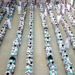 مدير  إدارة الأمن والسلامة المدرسية يزور  الطلاب  المرقدين