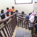 تنفيذ خطة الاخلاء في مدرسة ابتدائية الرديفة ومتوسطة أبو جعفر المنصور
