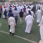 تنفيذ خطة الاخلاء في مدرسة الامير بدر بن عبدالعزيز الثانوية