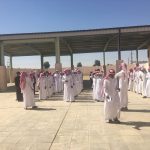 تنفيذ خطة الاخلاء في مدرسة الشهداء الابتدائية بسكاكا