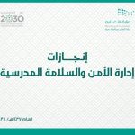 ركن الأمن و السلامة المدرسية في متوسطة التحفيظ الأولى بمحافظة الزلفي