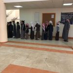 تنفيذ خطة الاخلاء في مدرسة دار الارقم الابتدائية