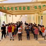 دام عزك يا وطن أمن وأمان شعار الابتدائية الأولى بالجبيل ( الأحساء ) بتفعل الاسبوع التمهيدي للأمن والسلامة