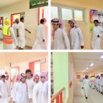 تنفيذ خطة الاخلاء في مدرسة جعفر الطيار الابتدائية بسكاكا