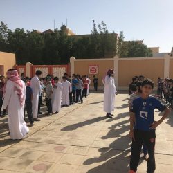 نجاح خطة الإخلاء في  الإبتدائية السادسة والعشرون والروضة الخامسة عشر في الرس