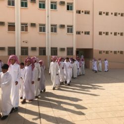 تنفيذ خطة الاخلاء الفرضية في مدرسة عبدالرحمن بن عوف الإبتدائية بسكاكا