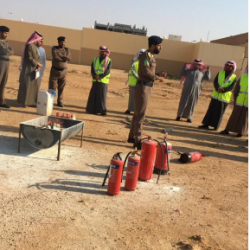 الهلال الأحمر يشارك إدارة الأمن والسلامة المدرسية بتعليم الزلفي في برنامج دافع الوطني