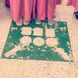 تنفيذ خطه الاخلاء في ثانويه الرواد