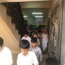 تنفيذ خطة الاخلاء في مدرسة الجاحظ الابتدائية بسكاكا