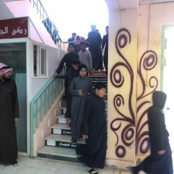 تنفيذ خطة الاخلاء في مدرسة الوليد بن عبدالملك المتوسطة وتحفيظ القرآن الكريم بسكاكا