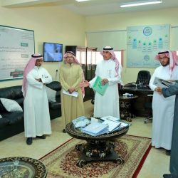 زيارة مساعدة مدير ادارة الامن والسلامة للروضة الاولى بالمجمعة