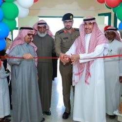 فرضية اخلاء بحضور سعادة مدير التعليم في المتوسطة الاولى بالمجمعة