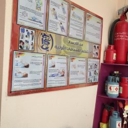 اليوم العالمي للدفاع المدني في الثانوية الثالثة والمتوسطة السادسة