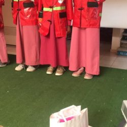اليوم العالمي للدفاع المدني في المتوسطة الأولى بسكاكا