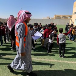 خطة إخلاء فرضية في متوسطة التحفيظ الأولى في محافظة الزلفي