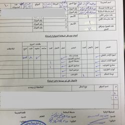 تعليم ينبع# زيارات ميدانية  لتفقد استمارة  السلامة المدرسية داخل المنشأة التعليمية