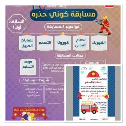تعليم ينبع # مشاركة المتوسطة السادسة بينبع البحر باليوم العالمي للدفاع المدني2021 ( يد تبني ويد تحمي)