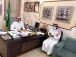 زيارة اشرافية لمدرسة النصر الابتدائية بمكتب الغرب