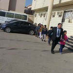 خطة اخلاء وهمية في ابتدائية حجر اليمامة الاهلية بالرياض
