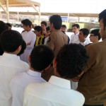 مدرسة الملك عبدالله بن عبدالعزيز تفعل البوم العالمي للدفاع المدني