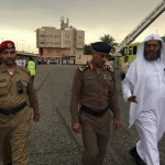 تفعيل اليوم العالمي للدفاع المدني في مدرسة زيد بن ثابت برفقة الدفاع المدني ورئيس قسم السلامة تعليم المدينة