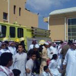 متوسطة الوليد بن عبادة تنفذ خطة اخلاء وهمية
