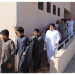 تنفيذ فرضية إخلاء في الابتدائية التاسعة للبنات بالحوطة