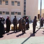 تنفيذ خطة الاخلاء في مدرسة ابتدائية الشويحطية