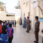 تنفيذ خطة الاخلاء في مدرسة القمم الاهلية الابتدائية