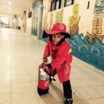 مشاركة نادي مدرسة الحي بالمجمعة في حفل الدفاع المدني