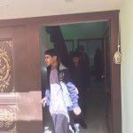 تنفيذ خطة الاخلاء في مدرسة علي بن أبي طالب الابتدائية