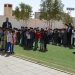 تنفيذ خطة الاخلاء في مدرسة متوسطة التلاحم الاهلية بصوير