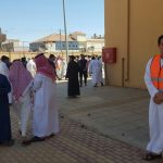 تنفيذ خطة الاخلاء في مدرسة ابتدائية ابن تيمية الاهلية