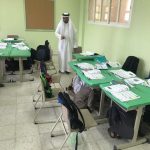 الدكتورة /مريم حسين بالحارث (مشرفة مركزية بجهاز الوزارة ) تزور القريات.