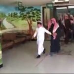 تنفيذ خطة الاخلاء في مدرسة العمرية الابتدائية الاهلية بسكاكا
