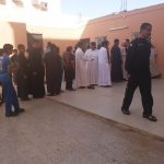 تنفيذ خطة الاخلاء في مدرسة الشيخ محمد بن عثيمين الابتدائية بسكاكا