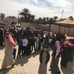 تنفيذ خطة الاخلاء في مدرسة الشيخ محمد بن عثيمين الابتدائية بسكاكا