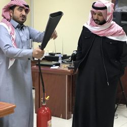 خطة إخلاء ابتدائية محمد بن القاسم بتعليم حفرالباطن