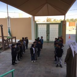 خطة إخلاء ناجحة بمدرسة ابن البيطار الابتدائية بالمبرز
