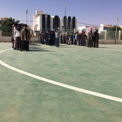 اجتماع مدير إدارة الأمن والسلامة المدرسية بالأحساء مع مندوبي شركة إسناد للحراسات الأمنية