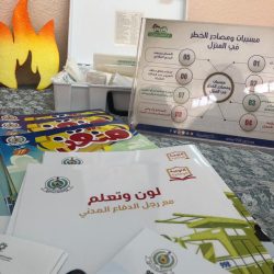 تنفيذ خطة اخلاء ثانوية سلمان الفارسي مقررات بالقنفذة