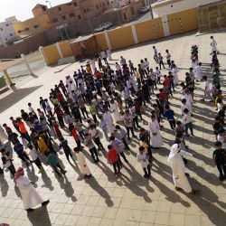 تنفيذ خطة إخلاء فرضية في الأبتدائية الخامسة والثلاثون بعرعر