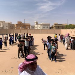 متوسطة صلاح الدين بتعليم الزلفي تنفذ فرضية الإخلاء
