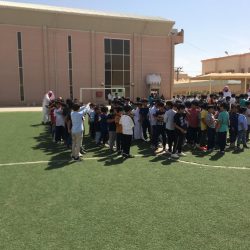 تنفذ فرضية إخلاء في متوسطة الملك فيصل بتعليم الزلفي
