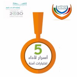 استعدادات مدرسة النظيم للإختبارت بتعليم حفرالباطن