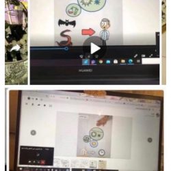 تعليم ينبع # حائط الكتروني بمناسبة اليوم العالمي للدفاع المدني ( يد تبني ويد تحمي) بالابتدائية الثالثة بينبع البحر