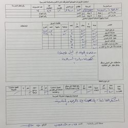 تعليم ينبع# زيارات ميدانية  لتفقد استمارة  السلامة المدرسية داخل المنشأة التعليمية