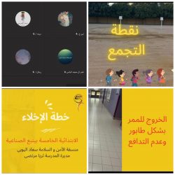 جولات ميدانيه ومتابعه يوميه لجميع مدارس المنطقه (بنين_بنات)_إدارة الامن والسلامه المدرسيه_تعليم الجوف